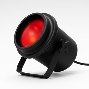 Compact MBK-1 DJ Pinspot Light – Red Lens, 6V 30W
